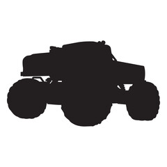 Monster truck bigfoot silhouette © Vexels