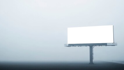 Fototapeta premium Billboard fog