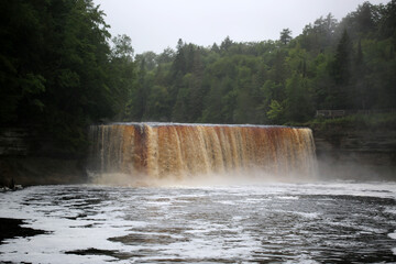 Tahquamenon Falls Waterfall In Northern Michigan © Alicia Bock