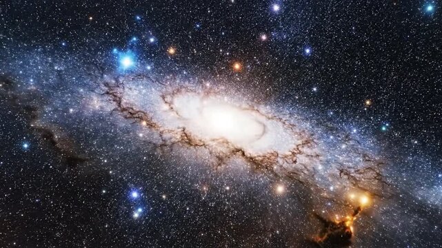 Journey Flying Through Space