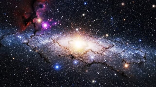 Journey Flying Through Space