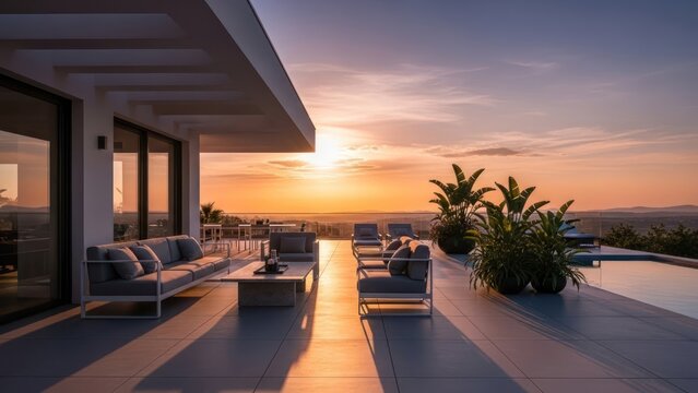 Sunset terrace