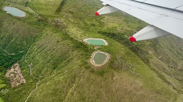 Mountainous Terrain Taking Off From Quito International Airport (Quito, Ecuador)