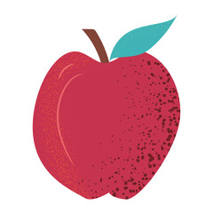 Fototapeta premium Whole apple fruit textured