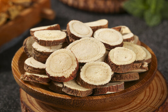 Traditional Chinese Licorice Root Slices Wild Medicine Herbs Gansu Province Natural Healthcare Alternative Treatment