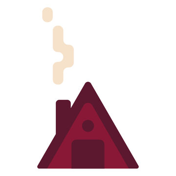 House hut flat