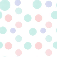 seamless pattern colorful circles.