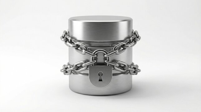 Database Encryption, Secure Storage, Information Security, Data Protection Concept