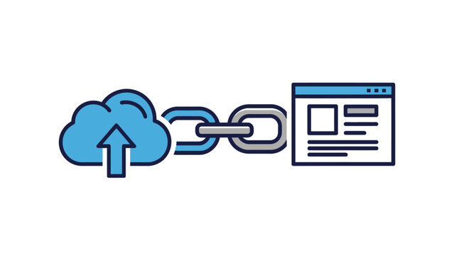 Cloud Link Website Icon.
