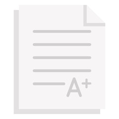 Fototapeta premium A grading paper