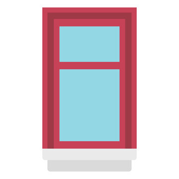 Window single hung flat