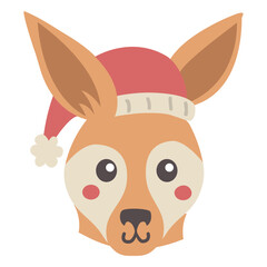 Australian red kangaroo flat design © Vexels