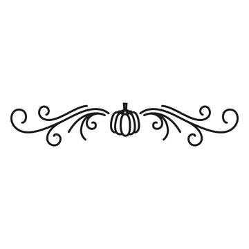 Pumpkin pattern lace decoration