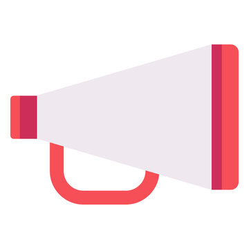 Classic director megaphone flat icon