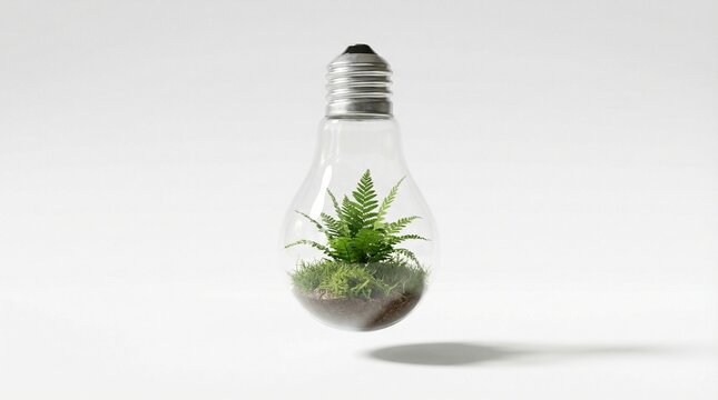 Eco Startup Concept, Renewable Energy Business, Sustainable Innovation