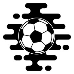 Obraz premium Soccer ball abstract design