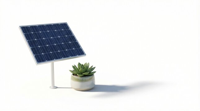 Renewable Energy Business, Solar Investment, Clean Power Concept