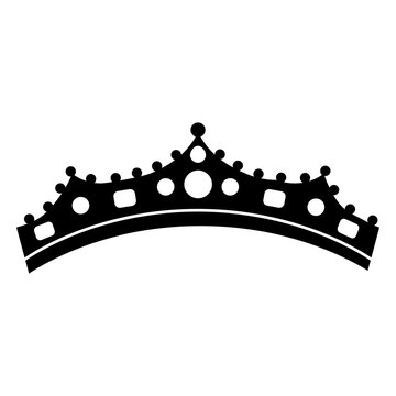Simple flat holed crown