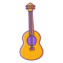 Fototapeta premium Retro guitar instrument