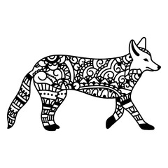 Fototapeta premium Fox tribal