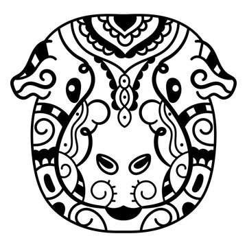 Guinea pig mandala