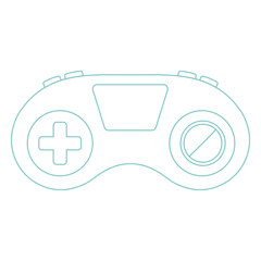 Vintage gaming joystick stroke © Vexels