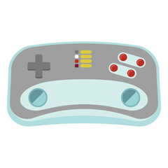 Square simple joystick semi flat © Vexels