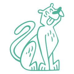 Puma stroke © Vexels