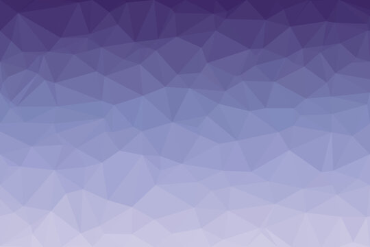 Faceted geometric pattern showcasing a gradual color shift from rich violet to a gentle lavender hue