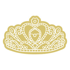 Prom crown cut out © Vexels