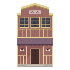 Wild west building semi flat