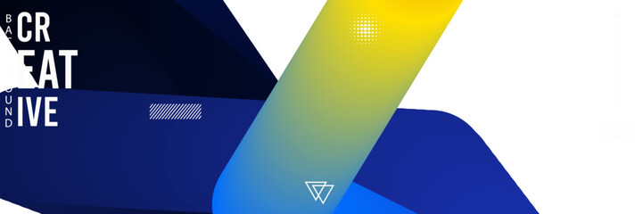 Colorful Abstract Geometric Shapes Design