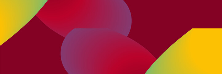 colorful geometric shapes composition