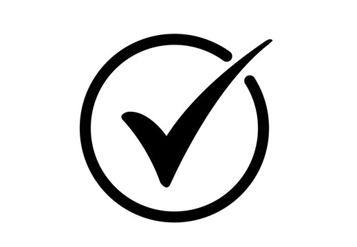 checkmark icon black png transparent background
