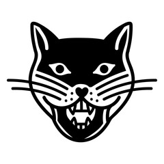 Feline traditional tattoo © Vexels