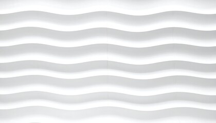 Fototapeta premium White abstract wavy wall pattern forming seamless modern textured background design