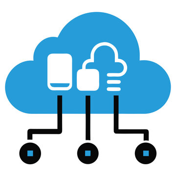 Cloud Computing Network Technology Logo
