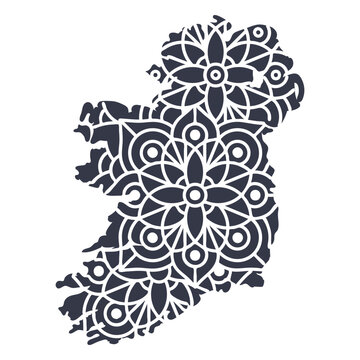 Mandala Ireland Map