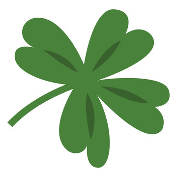 Clover flat four leaves