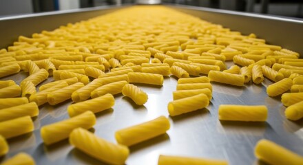 Abstract blue background with glowing glitter and bokeh particle effect