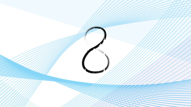 Hand Drawn Numbers 08