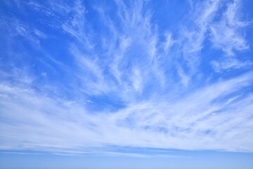 Fototapeta premium Sky Replacement of New Zealand Spread of clouds Upwards