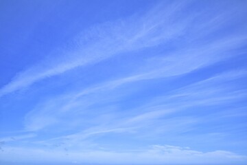 Fototapeta premium Wonderful New Zealand sky replacement with clean blue sky and some clouds.