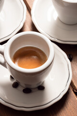 Tazzina di caff&egrave; espresso italiano 