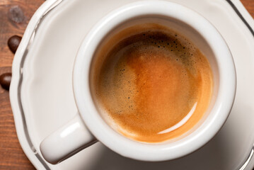 Naklejka premium Tazzina di caffè espresso italiano 