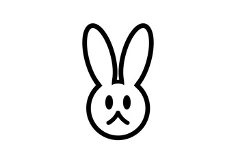 Fototapeta premium vector illustration of a rabbit