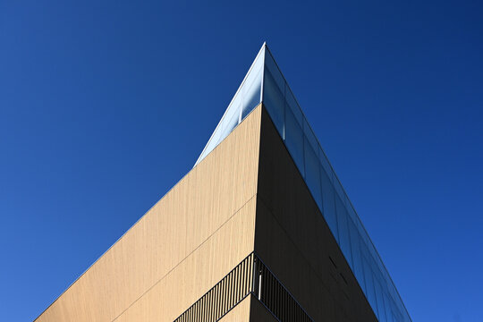 Helsinki, Finland - July 25, 2024: Helsinki Central Library Oodi.