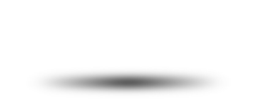Drop shadow png effect for design. A soft, blurred shadow cast on a clean white background, perfect for design elements and minimalist concepts.