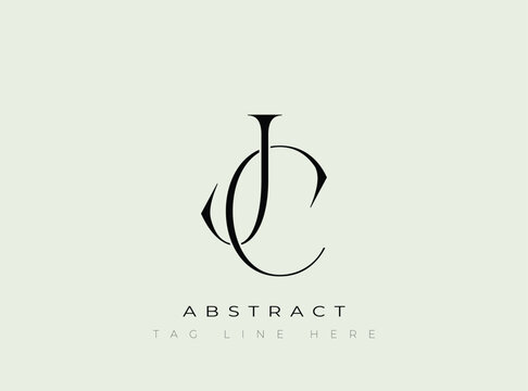 JC Abstract Monogram. Corporate identity and premium design projects seeking a refined modern look.