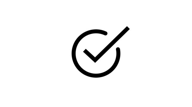 loading glitch circle animation on black background. Circular loading bar with glitch and noise. Display stuck animation